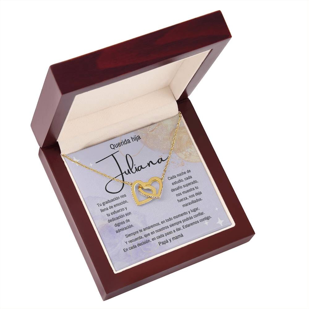 (Para Ella) Eterno Vínculo: Collar de Corazones para una Graduación Inolvidable Jewelry/InterlockingHearts 