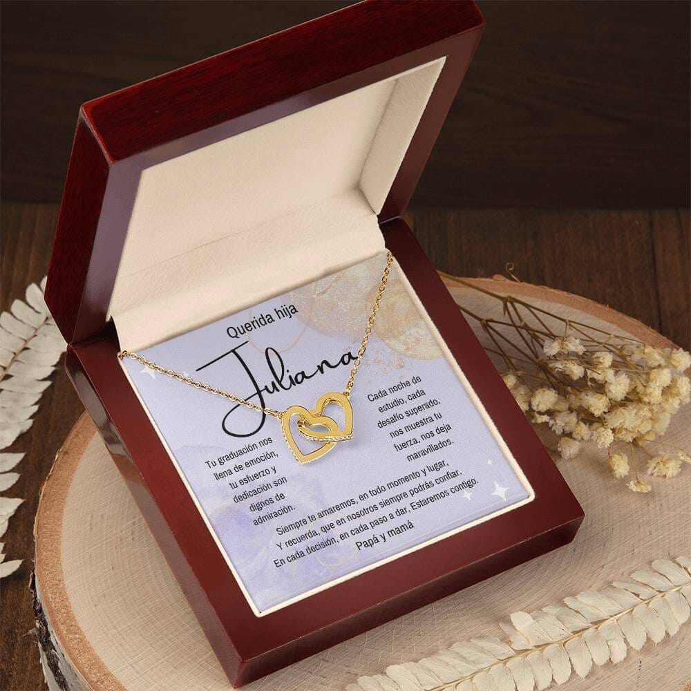 (Para Ella) Eterno Vínculo: Collar de Corazones para una Graduación Inolvidable Jewelry/InterlockingHearts 