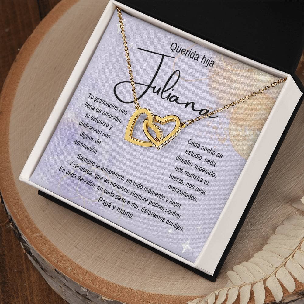 (Para Ella) Eterno Vínculo: Collar de Corazones para una Graduación Inolvidable Jewelry/InterlockingHearts 