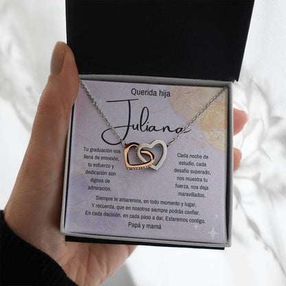 (Para Ella) Eterno Vínculo: Collar de Corazones para una Graduación Inolvidable Jewelry/InterlockingHearts 