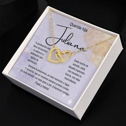 (Para Ella) Eterno Vínculo: Collar de Corazones para una Graduación Inolvidable Jewelry/InterlockingHearts 