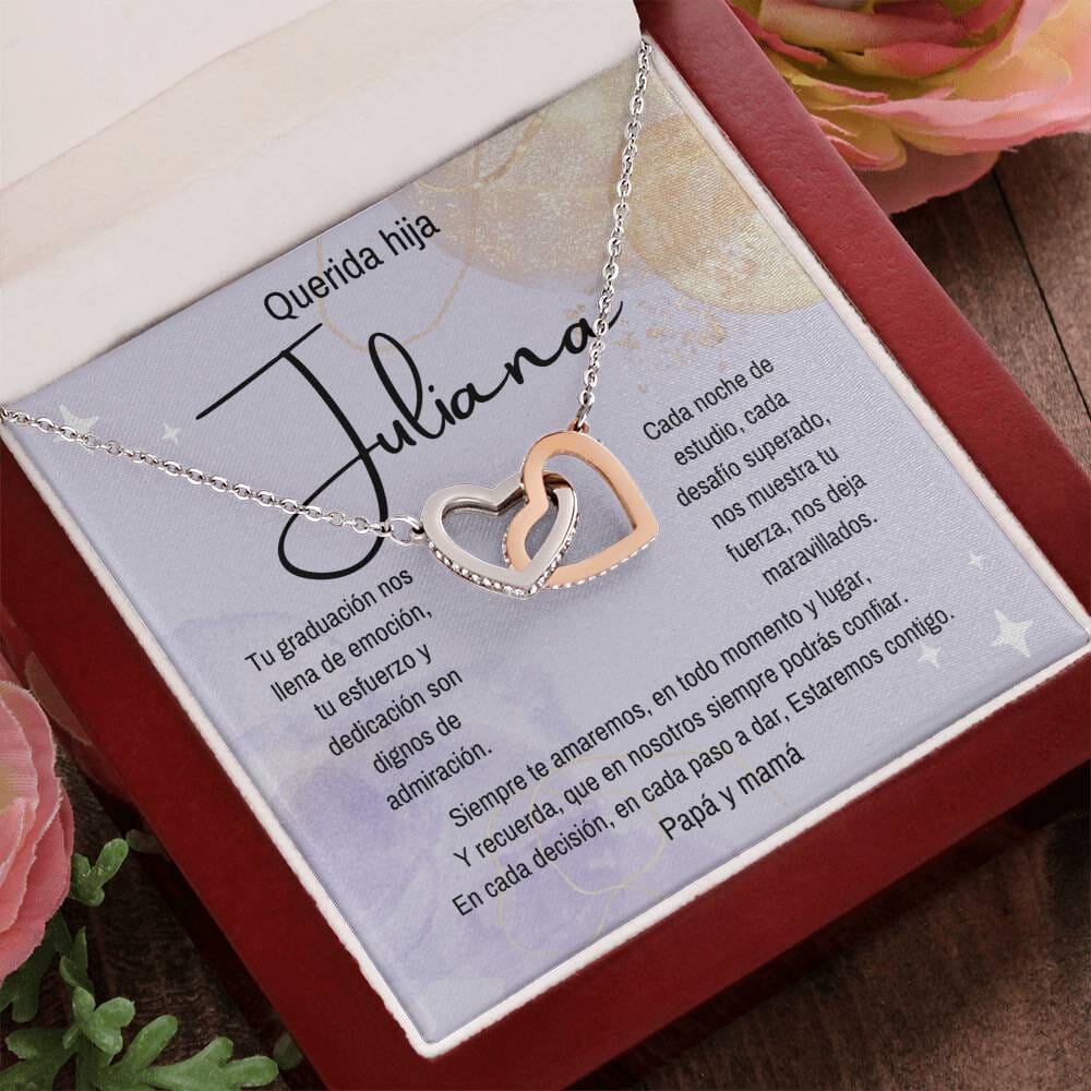 (Para Ella) Eterno Vínculo: Collar de Corazones para una Graduación Inolvidable Jewelry/InterlockingHearts 