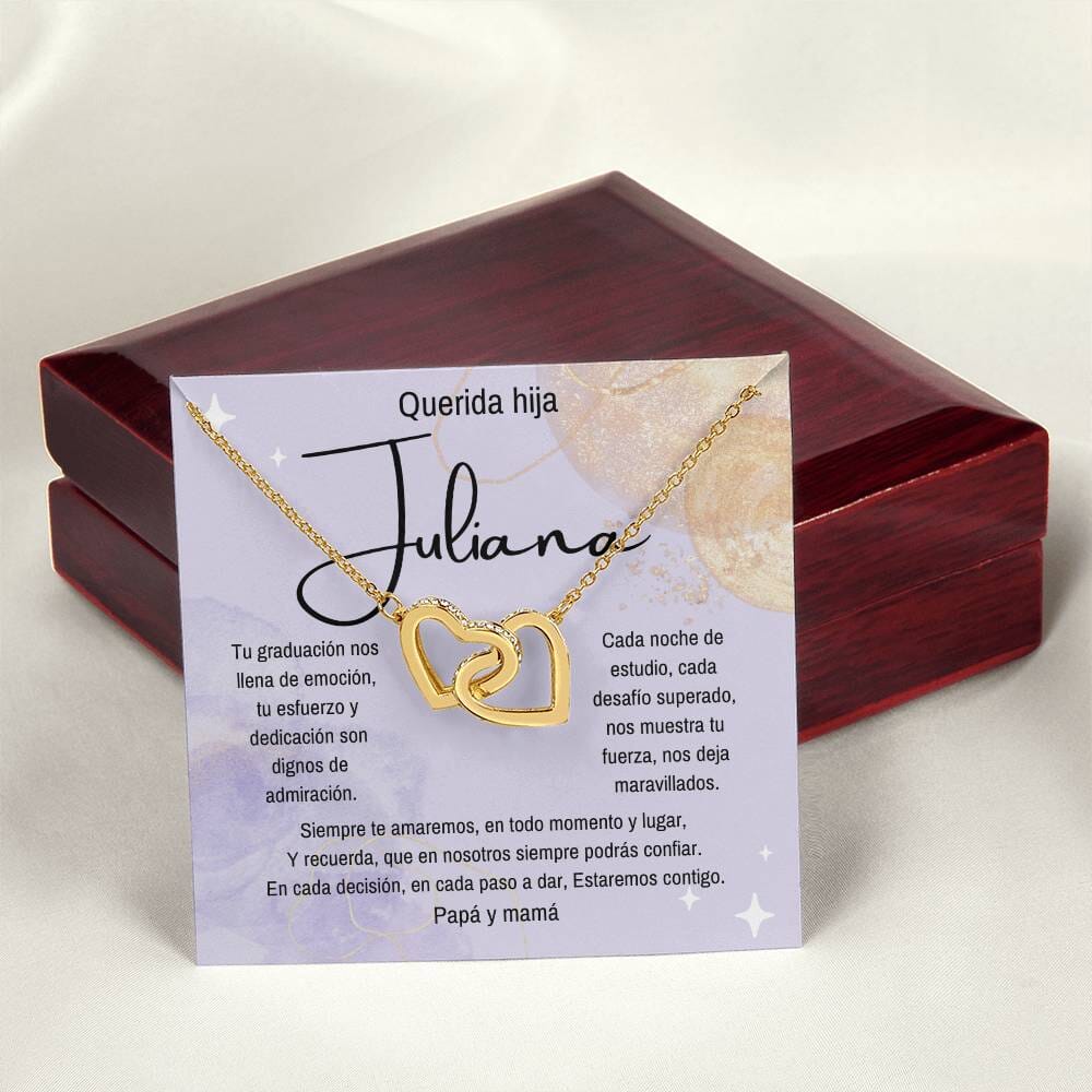 (Para Ella) Eterno Vínculo: Collar de Corazones para una Graduación Inolvidable Jewelry/InterlockingHearts 