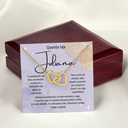 (Para Ella) Eterno Vínculo: Collar de Corazones para una Graduación Inolvidable Jewelry/InterlockingHearts 