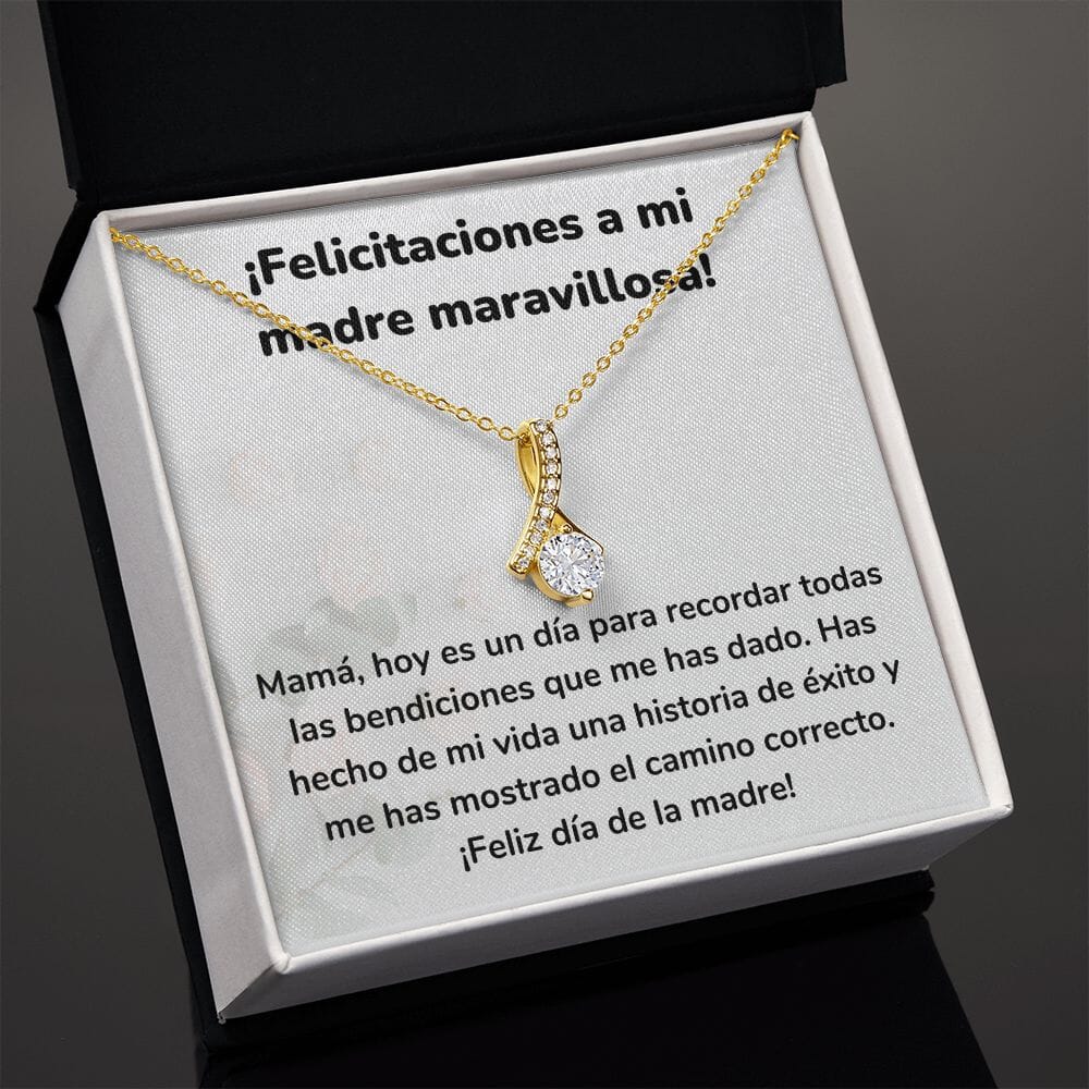 ¡Felicitaciones a mi madre maravillosa! Collar Belleza Seductora (Alluring Beauty) Para Mamá Jewelry ShineOn Fulfillment 