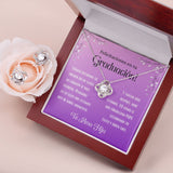 Felicitaciones en tu Graduación - De Papá - ¡Conjunto de aretes y collar Love Knot! Jewelry ShineOn Fulfillment Mahogany Style Luxury Box 