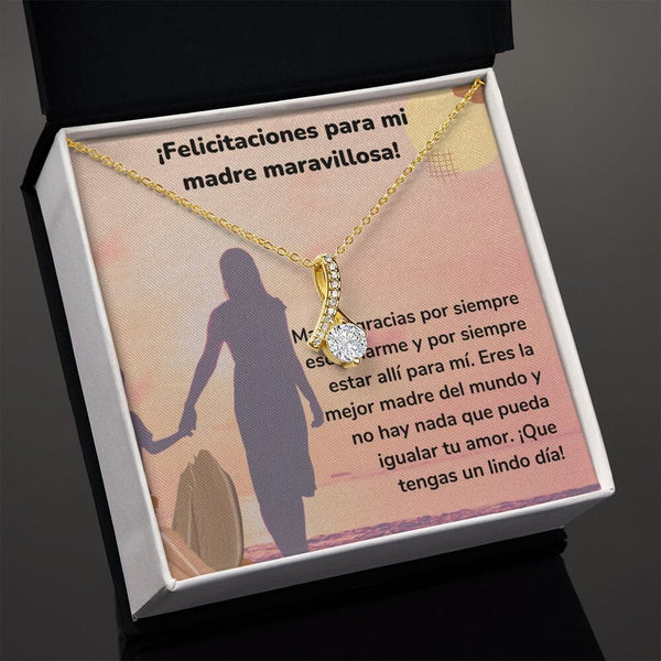 ¡Felicitaciones para mi madre maravillosa! Collar Belleza Seductora (Alluring Beauty) Para Mamá Jewelry ShineOn Fulfillment 