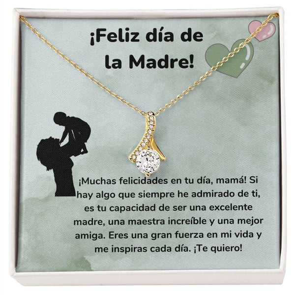 ¡Feliz día de la Madre! Collar Belleza Seductora (Alluring Beauty) Para Mamá Jewelry/AlluringBeauty Acabado en Oro Amarillo de 18 quilates Standard Box 