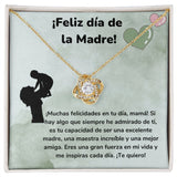 ¡Feliz día de la Madre! Collar Para Mamá Nudo de Amor (LoveKnot) Jewelry ShineOn Fulfillment Acabado en Oro Amarillo de 18 quilates Cajita Estándar (GRATIS) 