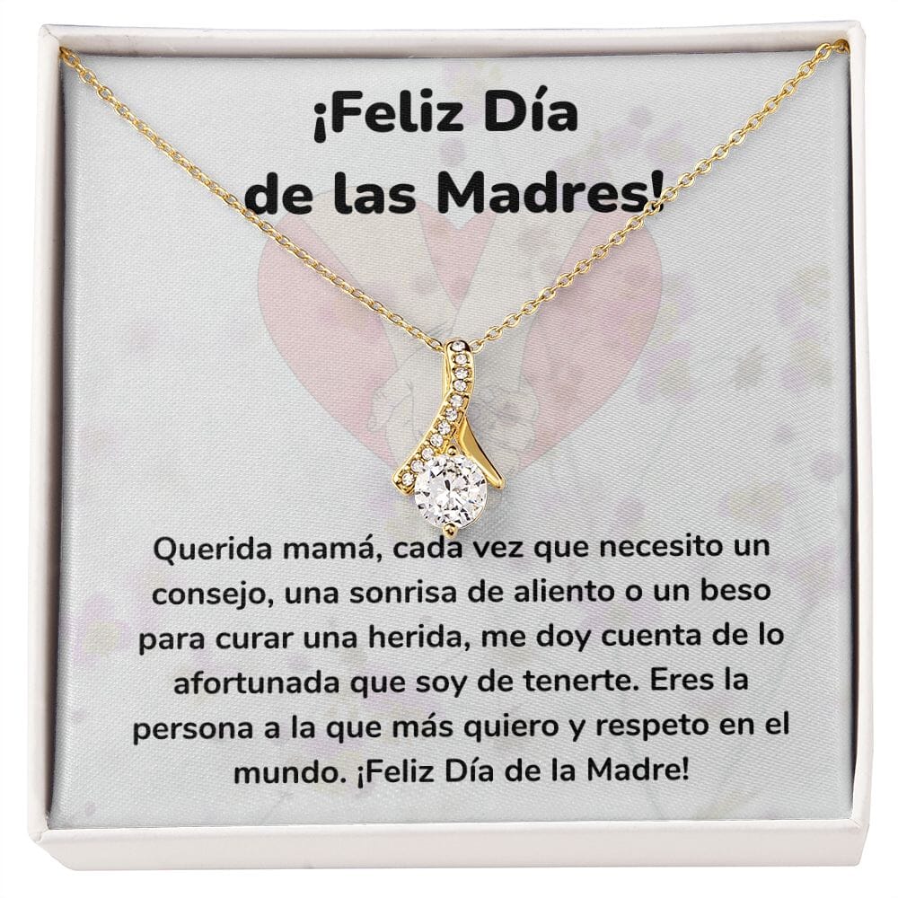 ¡Feliz Día de las Madres! Collar Belleza Seductora (Alluring Beauty) Para Mamá Jewelry/AlluringBeauty Acabado en Oro Amarillo de 18 quilates Standard Box 