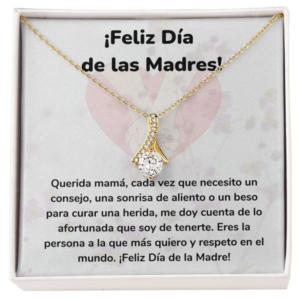 ¡Feliz Día de las Madres! Collar Belleza Seductora (Alluring Beauty) Para Mamá Jewelry/AlluringBeauty Acabado en Oro Amarillo de 18 quilates Standard Box 