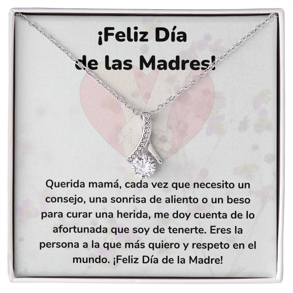 ¡Feliz Día de las Madres! Collar Belleza Seductora (Alluring Beauty) Para Mamá Jewelry/AlluringBeauty Acabado en oro blanco de 14 k Standard Box 