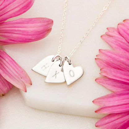 Feliz Navidad a mi Hermosa Nieta - El collar de corazones más dulces Jewelry 