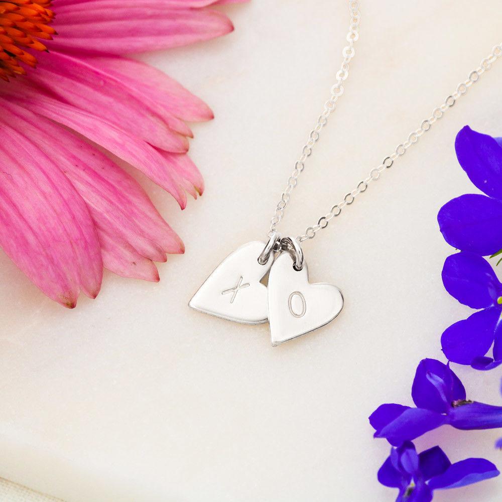 Feliz Navidad a mi Hermosa Nieta - El collar de corazones más dulces Jewelry 