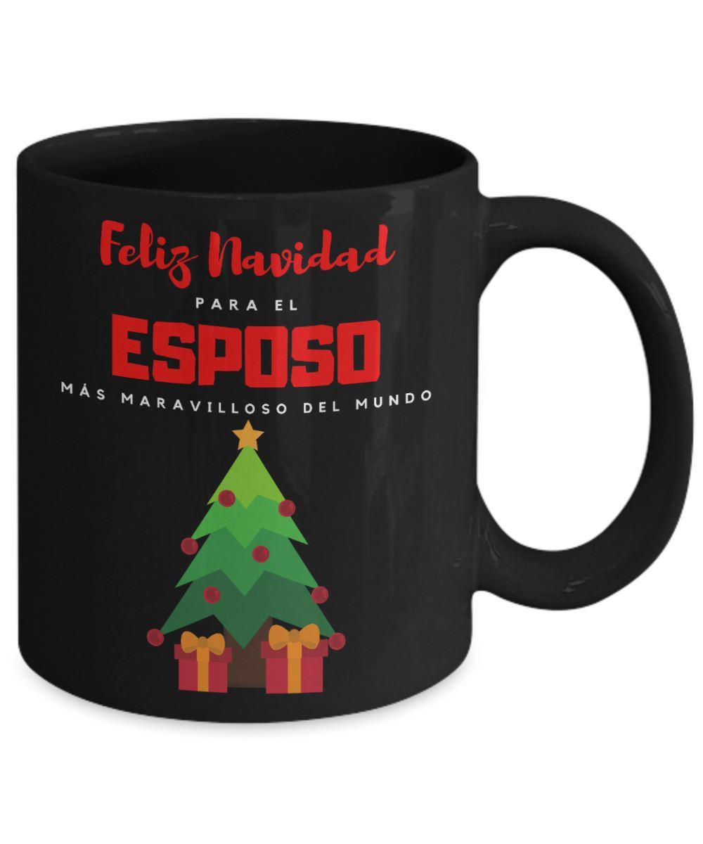 Feliz navidad para el Esposo más maravilloso del mundo. Coffee Mug Regalos.Gifts 