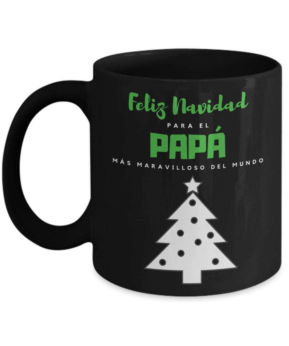 Feliz navidad para el Papá más maravilloso del mundo. Coffee Mug Regalos.Gifts 