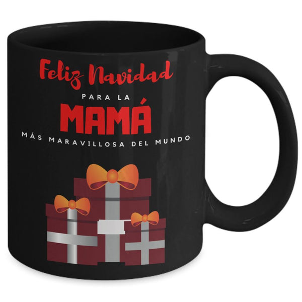 Feliz navidad para la Mamá más maravillosa del mundo. Coffee Mug Regalos.Gifts 
