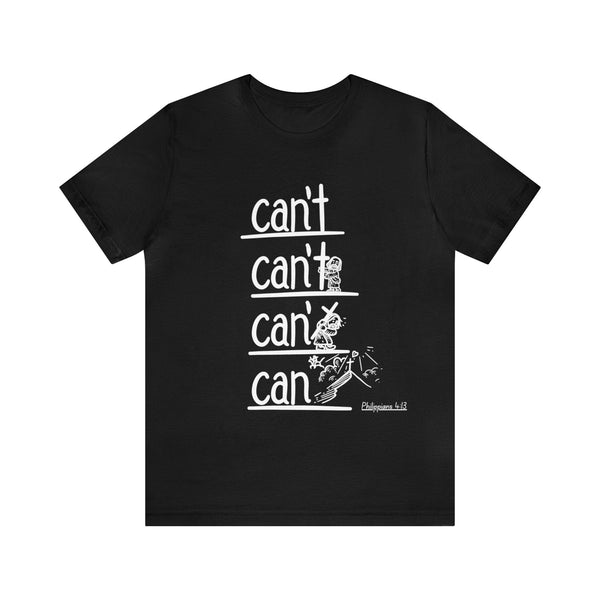 Fuerza Divina Manifestada: Camiseta Unisex Inspiracional de Edición Limitada Filipenses 4:13 T-Shirt Printify Black S 
