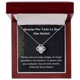 ¡Gracias Por Todo Lo Que Has Hecho! Jewelry ShineOn Fulfillment Acabado en oro blanco de 14 k Luxury Box 