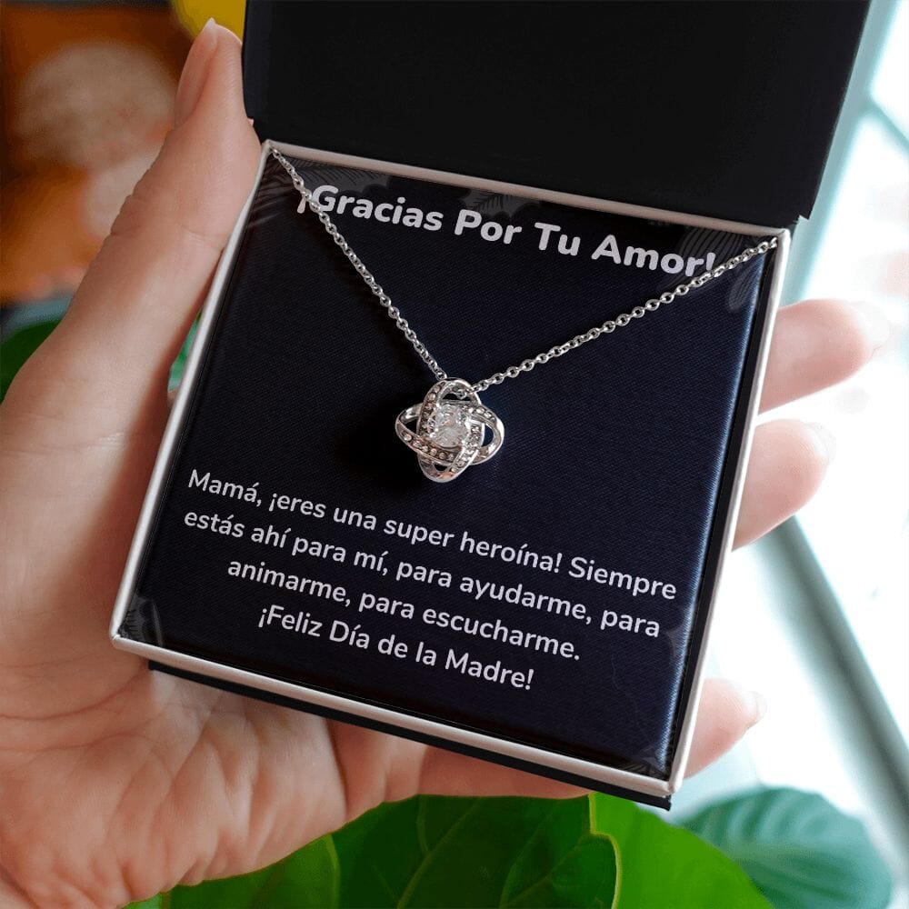¡Gracias Por Tu Amor! Collar Para Mamá Nudo de Amor (LoveKnot) Jewelry/LoveKnot 