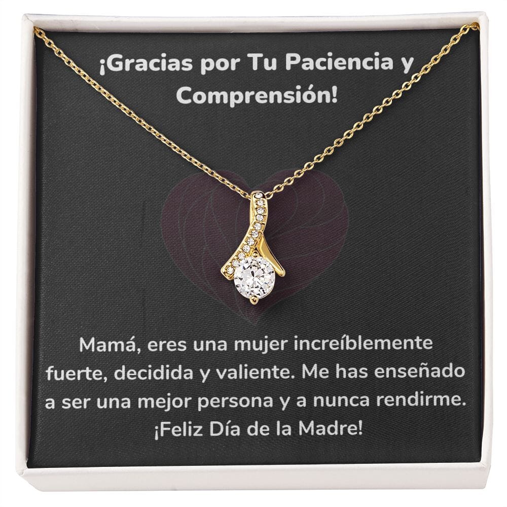¡Gracias por Tu Paciencia y Comprensión! Collar Belleza Seductora (Alluring Beauty) Para Mamá Jewelry/AlluringBeauty Acabado en Oro Amarillo de 18 quilates Standard Box 