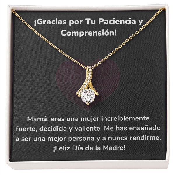 ¡Gracias por Tu Paciencia y Comprensión! Collar Belleza Seductora (Alluring Beauty) Para Mamá Jewelry/AlluringBeauty Acabado en Oro Amarillo de 18 quilates Standard Box 