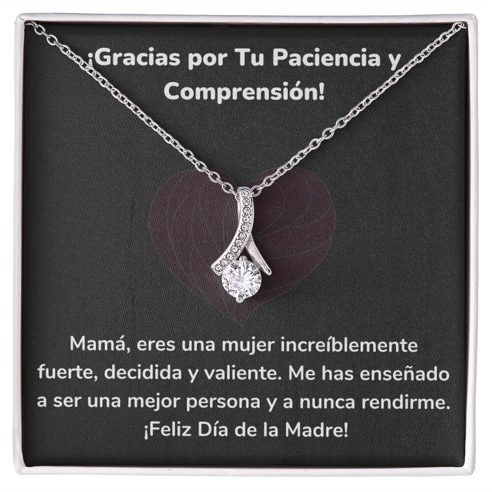 ¡Gracias por Tu Paciencia y Comprensión! Collar Belleza Seductora (Alluring Beauty) Para Mamá Jewelry/AlluringBeauty Acabado en oro blanco de 14 k Standard Box 