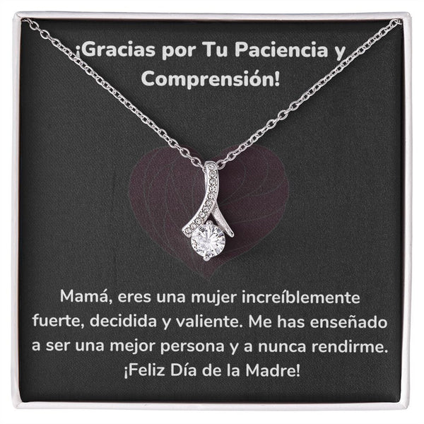 ¡Gracias por Tu Paciencia y Comprensión! Collar Belleza Seductora (Alluring Beauty) Para Mamá Jewelry/AlluringBeauty Acabado en oro blanco de 14 k Standard Box 