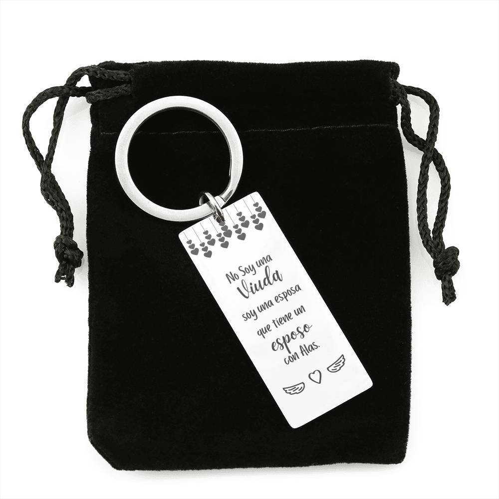 Hermoso llavero para regalar a mamá que recuerda con cariño a papá que está en el cielo. Jewelry 