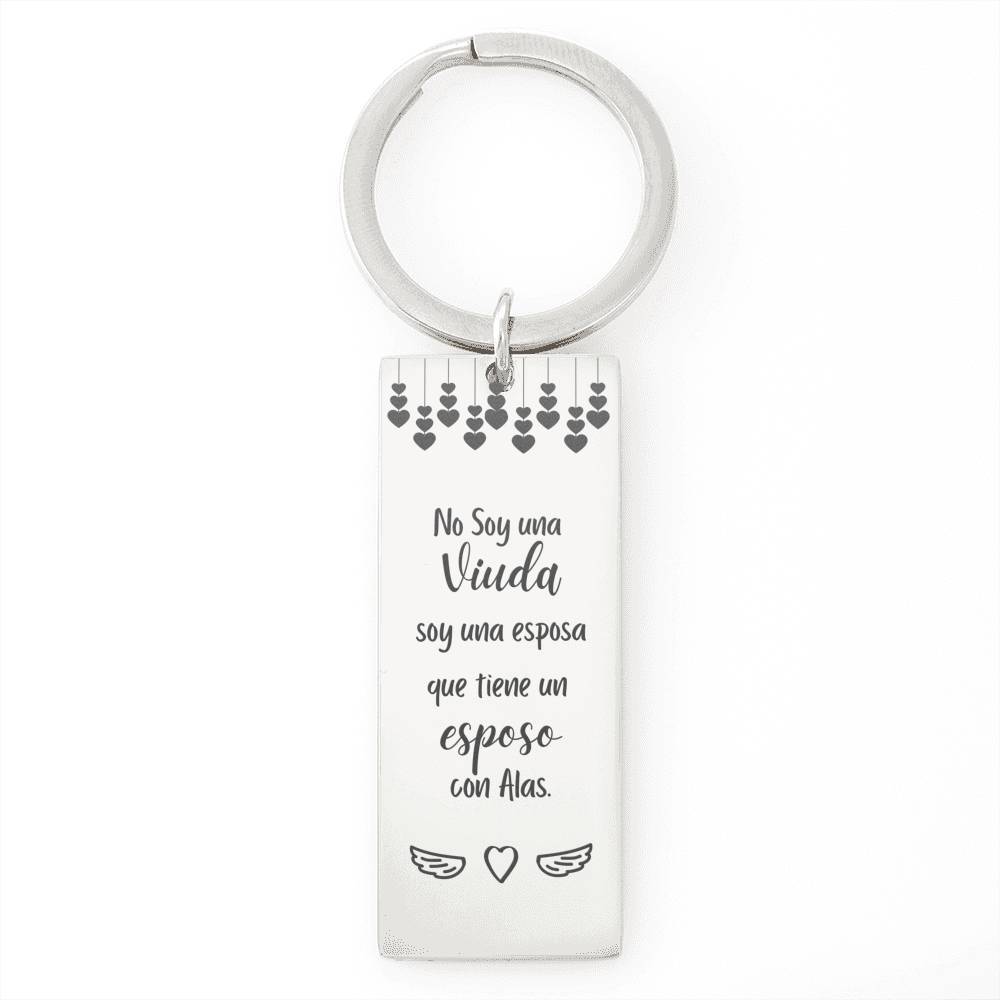 Hermoso llavero para regalar a mamá que recuerda con cariño a papá que está en el cielo. Jewelry 