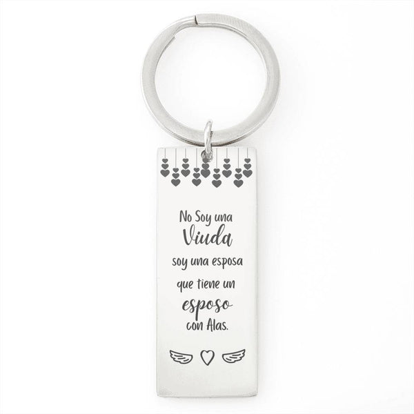 Hermoso llavero para regalar a mamá que recuerda con cariño a papá que está en el cielo. Jewelry 