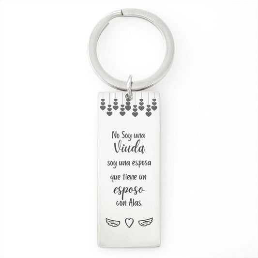 Hermoso llavero para regalar a mamá que recuerda con cariño a papá que está en el cielo. Jewelry 