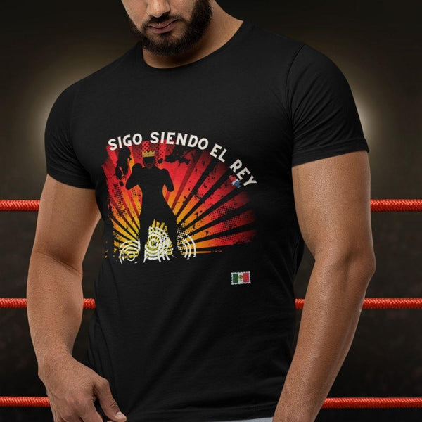 Homenaje Al Mejor Boxeador 2021 - Sigo Siendo El Rey T-Shirt Printify Black L 