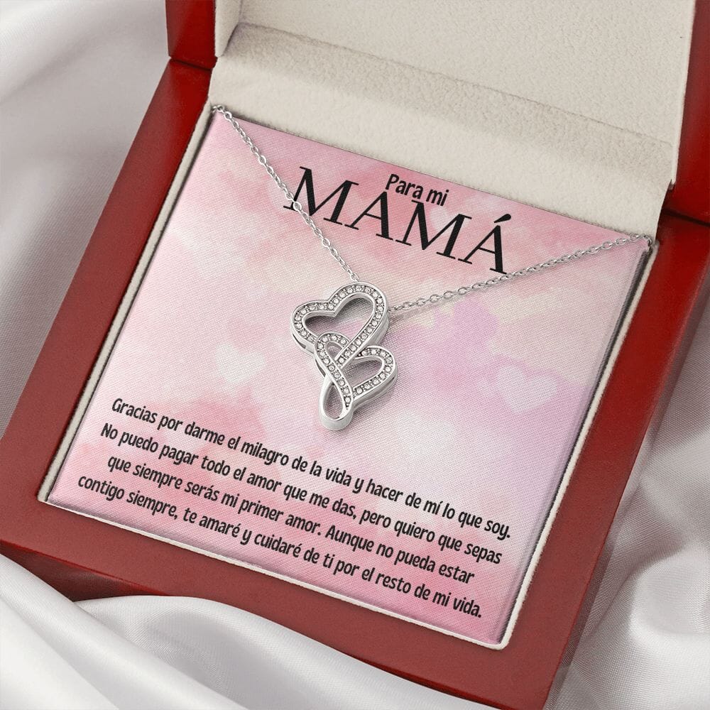 Ilumina el Corazón de tu Mamá: El Collar de Corazones Entrelazados Perfecto para Demostrarle tu Amor Eterno Jewelry ShineOn Fulfillment 