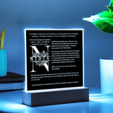 ¡Ilumina la Vida de NIDIA! Acrílico con Luz Personalizado: El Regalo Único que Resplandece Con Ella Acrylic/Square ShineOn Fulfillment 