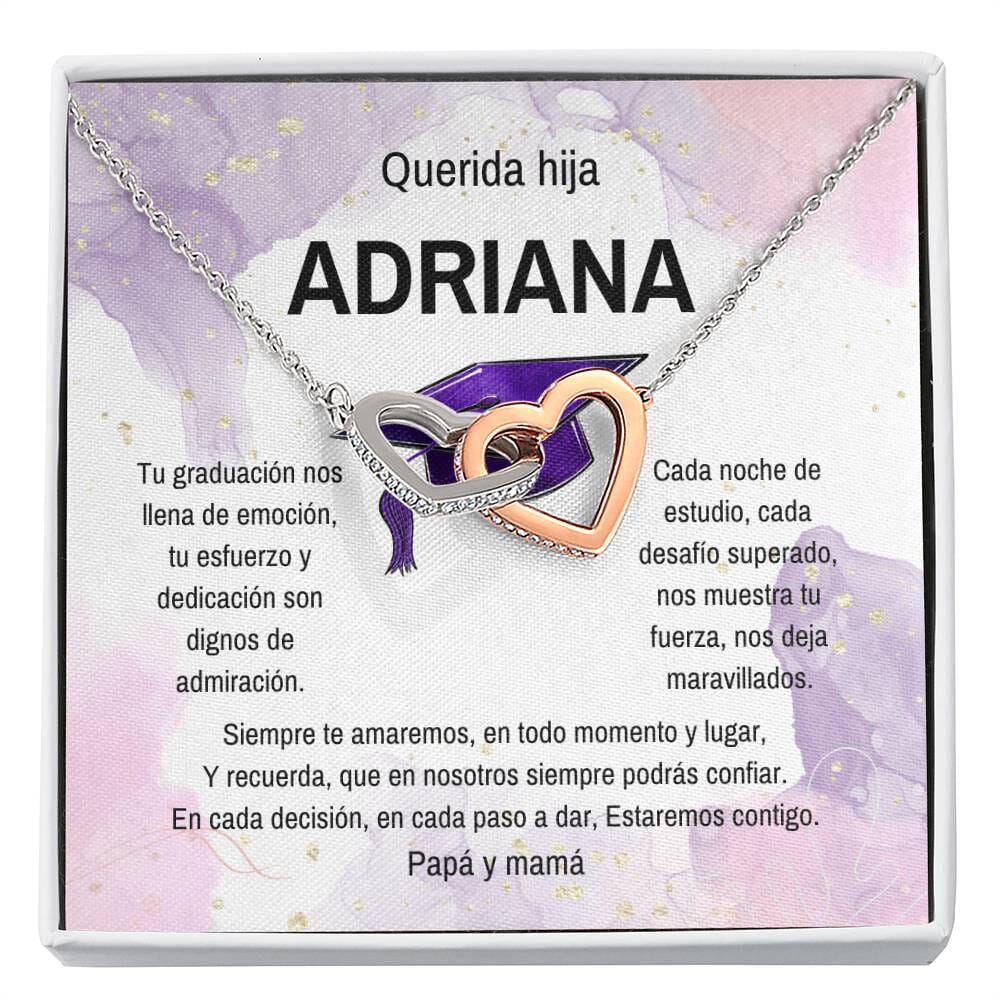 Joyas de Amor y Orgullo: El Collar Perfecto para Su Graduación - Corazones Entrelazados Jewelry/InterlockingHearts 