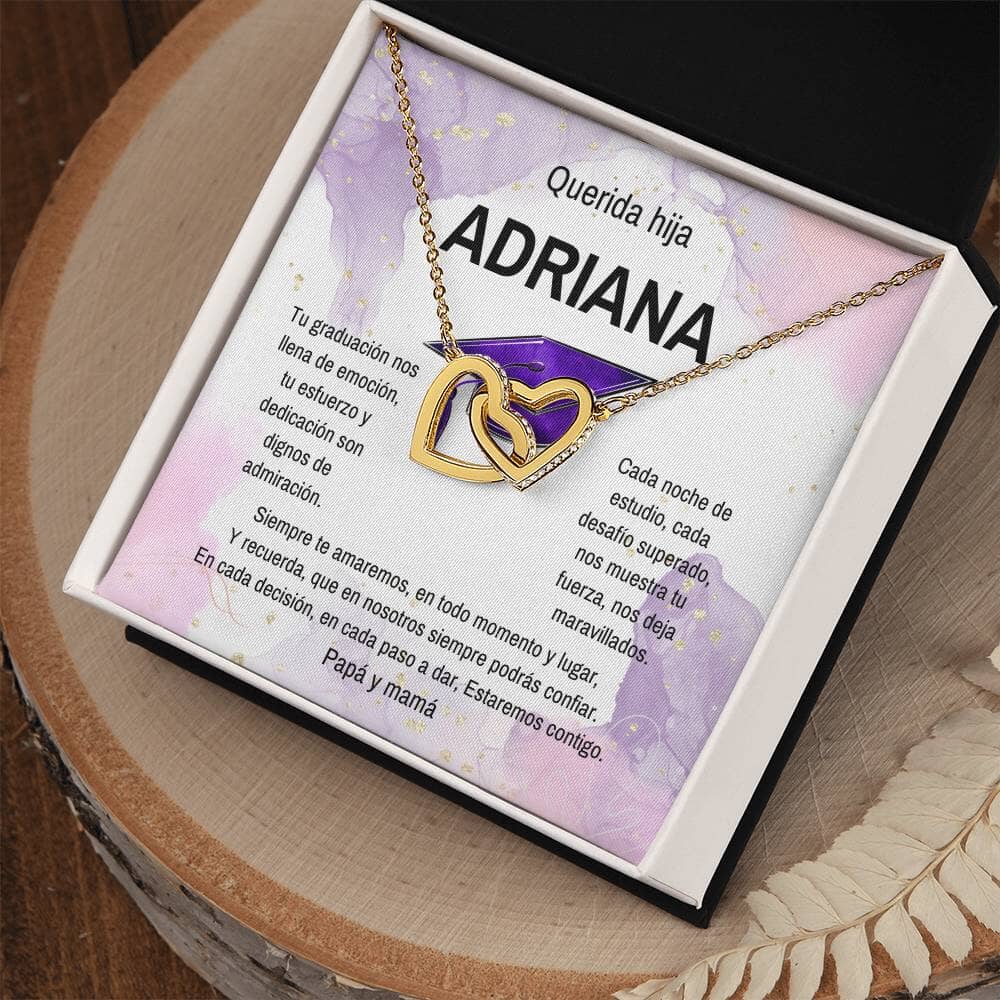 Joyas de Amor y Orgullo: El Collar Perfecto para Su Graduación - Corazones Entrelazados Jewelry/InterlockingHearts 