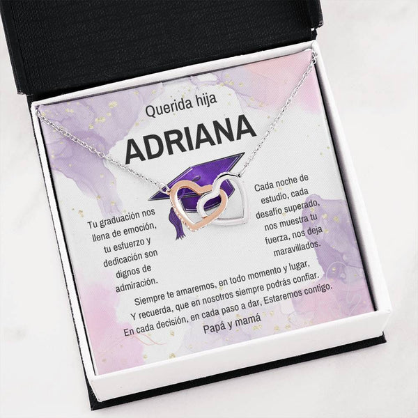 Joyas de Amor y Orgullo: El Collar Perfecto para Su Graduación - Corazones Entrelazados Jewelry/InterlockingHearts 