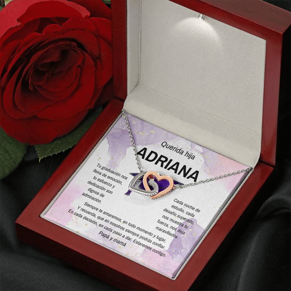 Joyas de Amor y Orgullo: El Collar Perfecto para Su Graduación - Corazones Entrelazados Jewelry/InterlockingHearts 