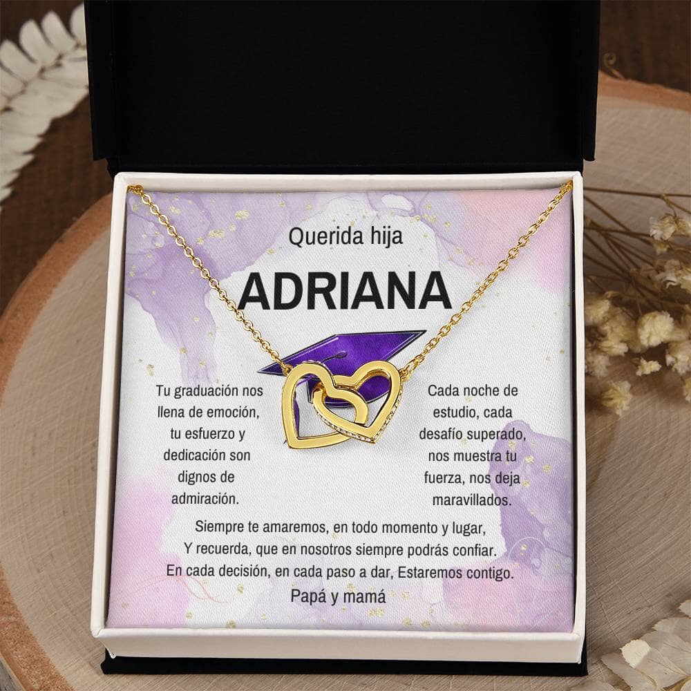 Joyas de Amor y Orgullo: El Collar Perfecto para Su Graduación - Corazones Entrelazados Jewelry/InterlockingHearts 
