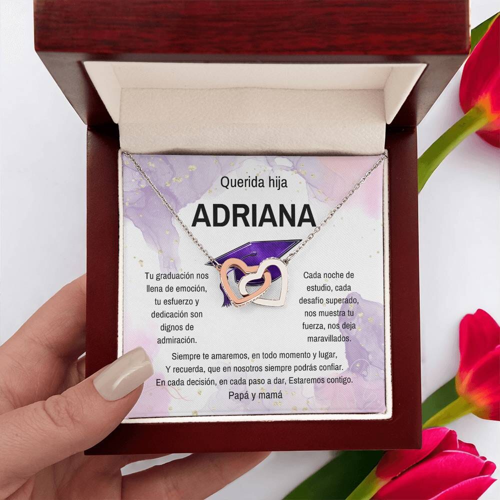 Joyas de Amor y Orgullo: El Collar Perfecto para Su Graduación - Corazones Entrelazados Jewelry/InterlockingHearts 