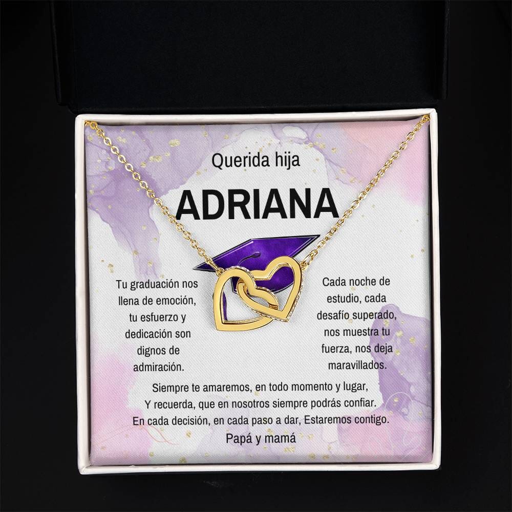 Joyas de Amor y Orgullo: El Collar Perfecto para Su Graduación - Corazones Entrelazados Jewelry/InterlockingHearts 