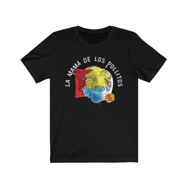 La Mamá de los Pollitos 2021 - Camiseta Personalizada Unisex Customily T-Shirt Printify Black L 