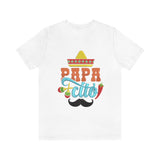 La t-shirt perfecta para Papá - Papacito - Unisex Jersey Short Sleeve Tee shirt - Escoge el Color T-Shirt Printify White S 