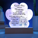 Lámpara de Oración Nocturna Personalizada - Un Brillo de Fe para Dulces Sueños acrylic/Cloud ShineOn Fulfillment 