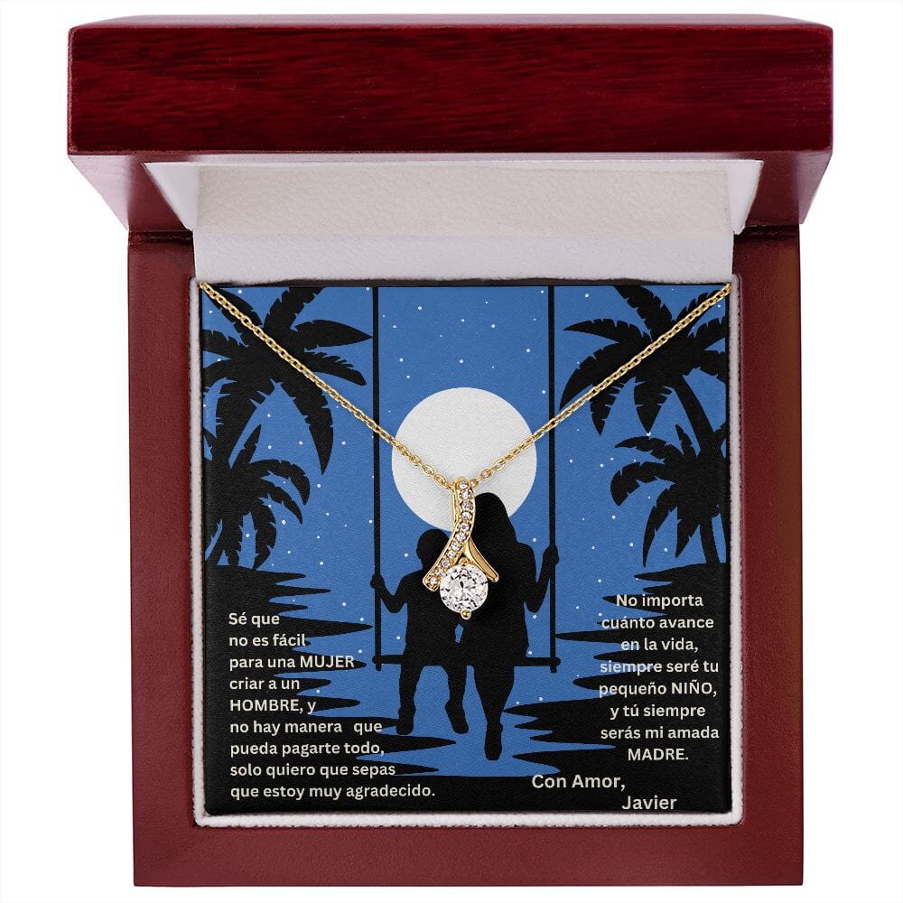 Lazo de Amor Eterno: El Regalo Perfecto para la Mamá Valiente - Collar Lazo de Amor Jewelry/AlluringBeauty 