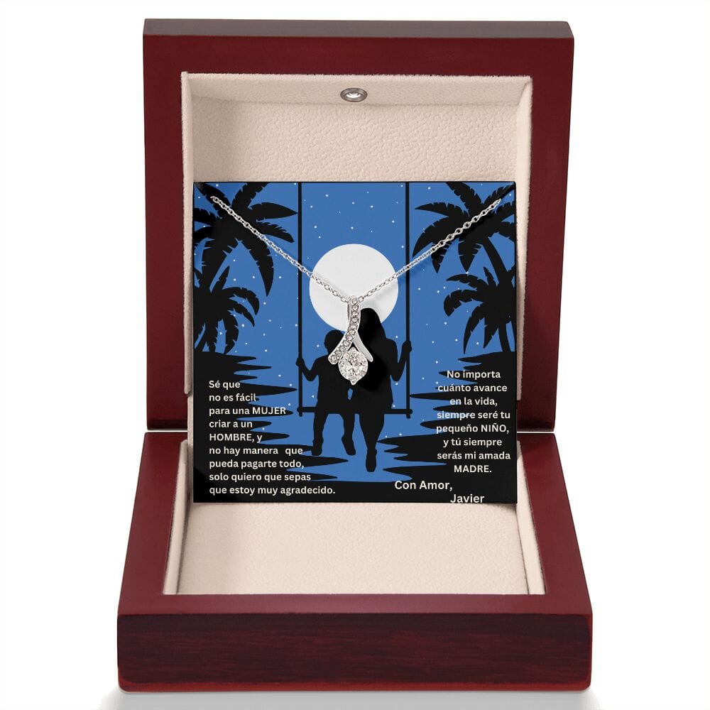 Lazo de Amor Eterno: El Regalo Perfecto para la Mamá Valiente - Collar Lazo de Amor Jewelry/AlluringBeauty 