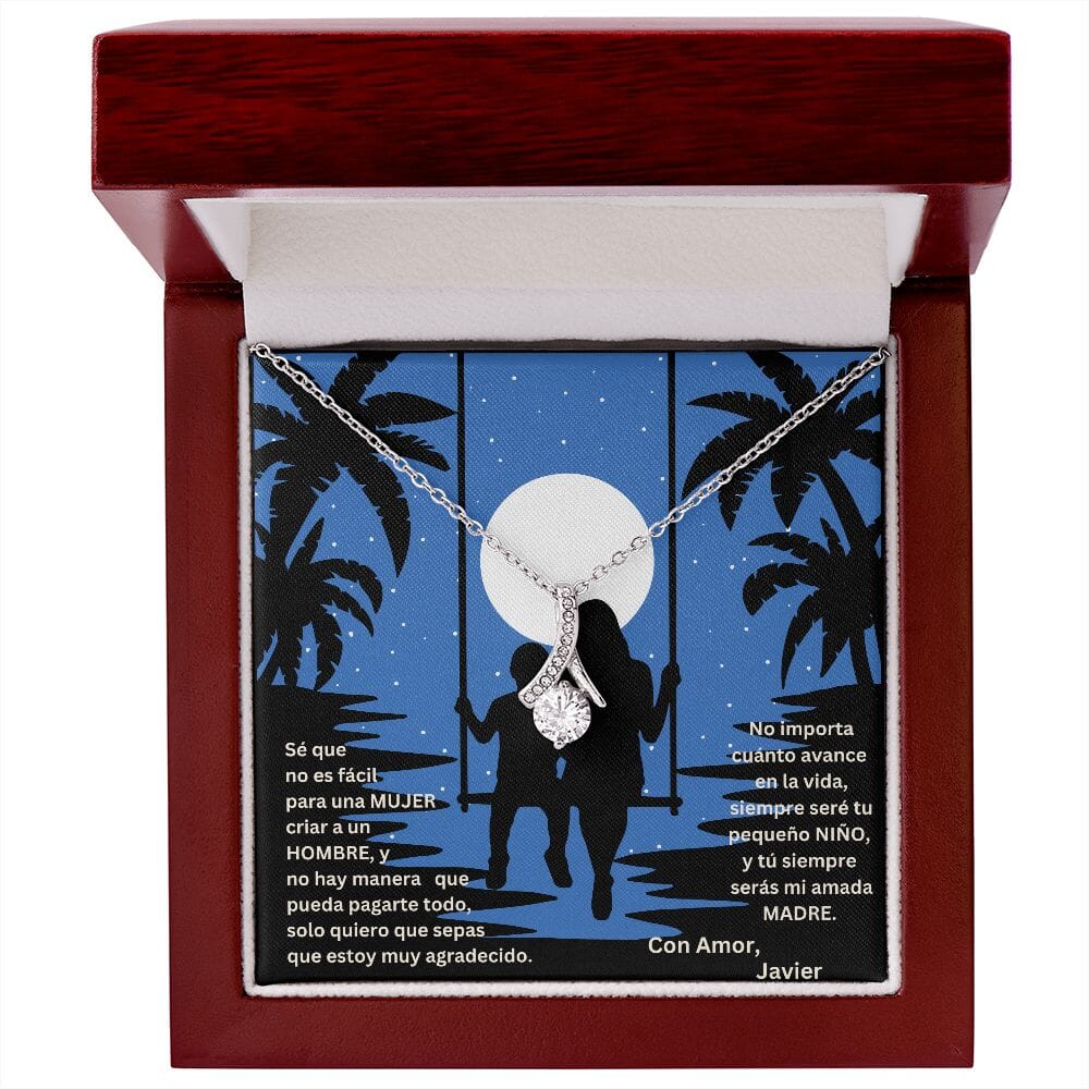 Lazo de Amor Eterno: El Regalo Perfecto para la Mamá Valiente - Collar Lazo de Amor Jewelry/AlluringBeauty 