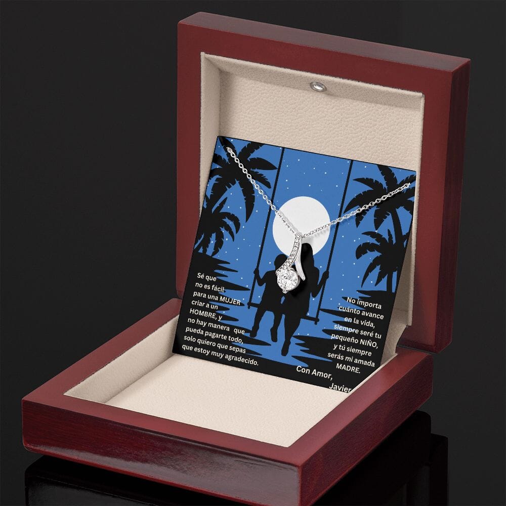 Lazo de Amor Eterno: El Regalo Perfecto para la Mamá Valiente - Collar Lazo de Amor Jewelry/AlluringBeauty 