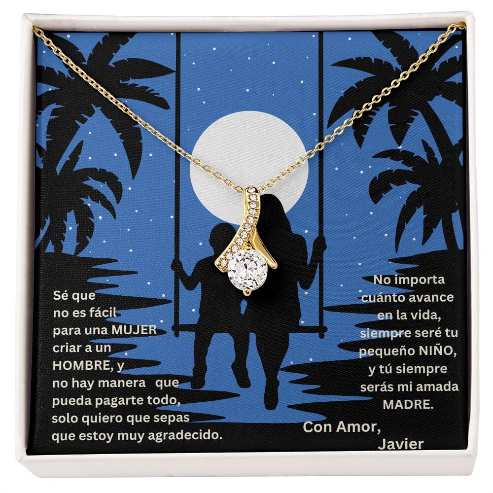 Lazo de Amor Eterno: El Regalo Perfecto para la Mamá Valiente - Collar Lazo de Amor Jewelry/AlluringBeauty 